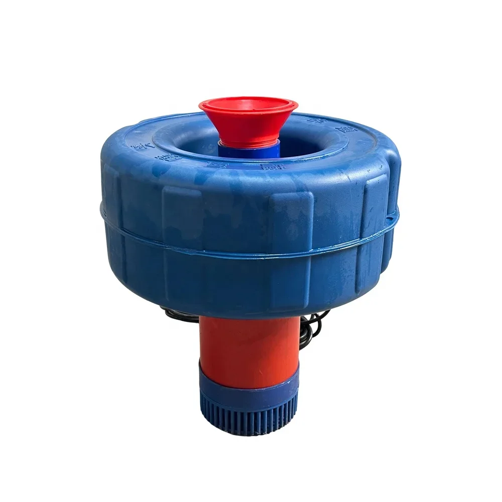 Big Flow Solar Fish And Shrimp Pond Farming Floating Pump Aerator Automatic Aquaculture Water Pump Oxygenation