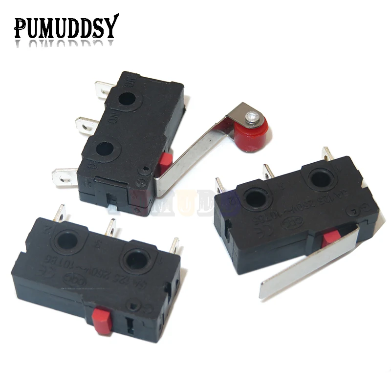10PCS Limit Switch 3Pin KW11-3Z High quality and  life All New 5A 250VAC Micro Switch Tact Switch  off