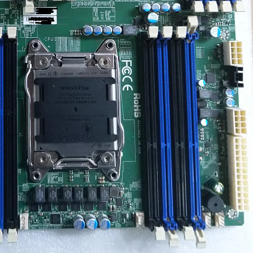 Placa-mãe para Servidor Supermicro, Xeon E5-2600, V1, V2, LGA2011, ECC, DDR3, X9DRH-iF