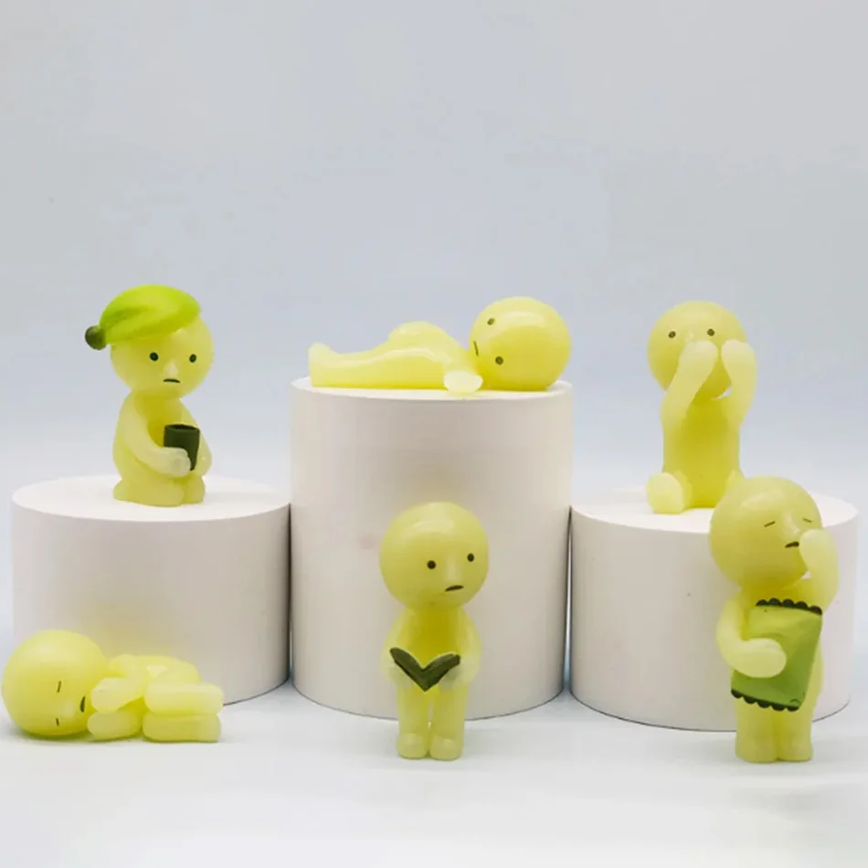 Scatola cieca Serie camera da letto Figura anime Surpris Giocattoli nottilucenti Modello Raccogliere bambola Decorazione Accessorio Regalo di Natale per bambini