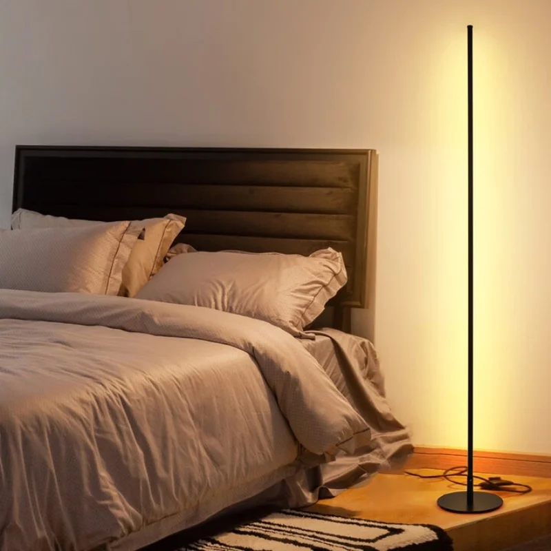 

Minimalist LED floor lamp, postmodern background, living room sofa lamp, homestay internet famous atmosphere lamp