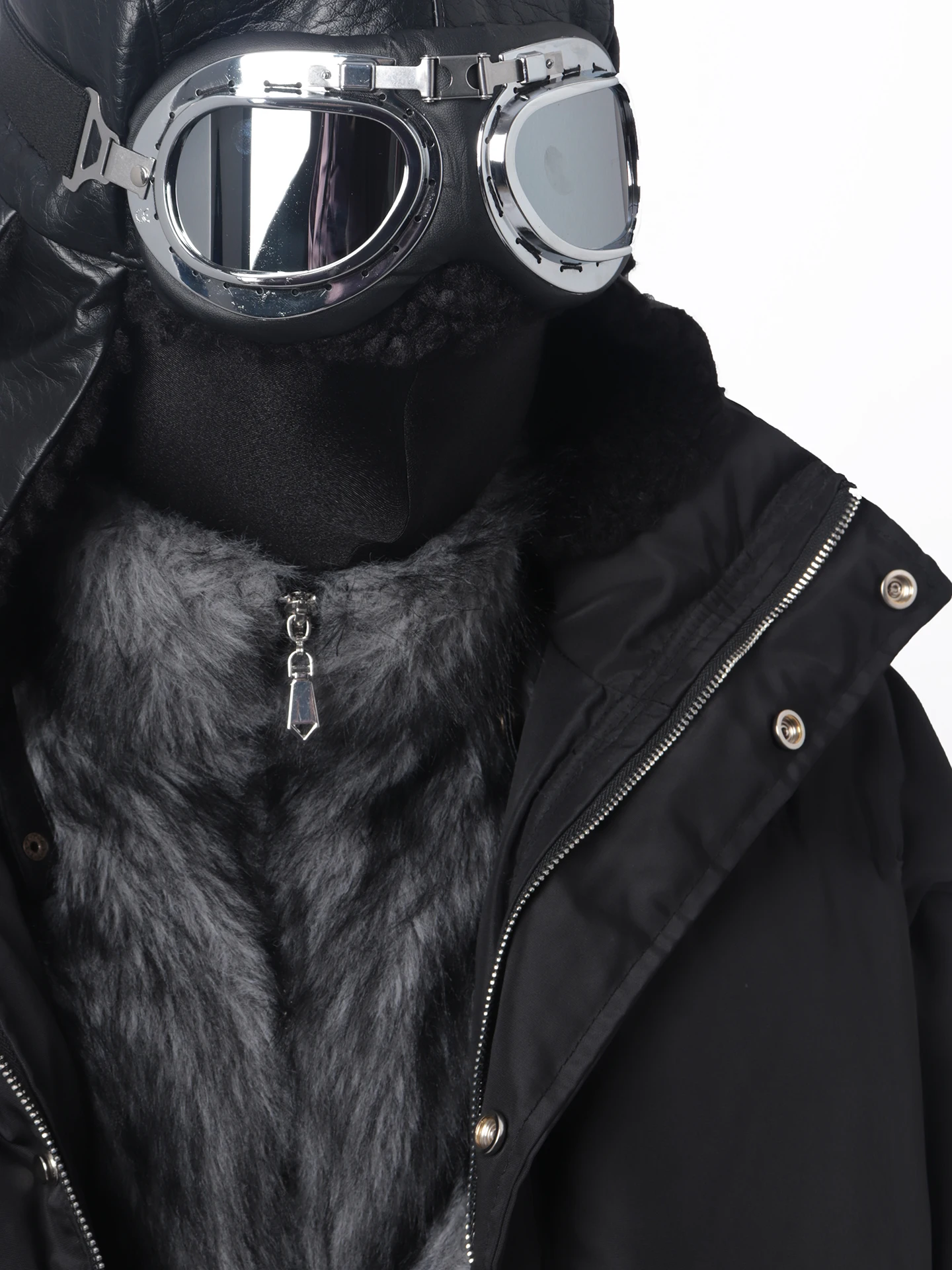 Fashion Faux Two-Piece Warm Parkas Men Women 2025 Winter New Thickened Warm Jacket Design Parkas Long Sleeve Handsome Chic Coats