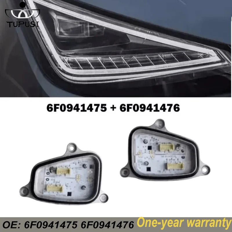 Nuevo módulo de faro DRL luz de circulación diurna Led Ojos de Ángel para Seat Arona KJ7 2021 2022 2023 2024 6F0941475 6F0941476