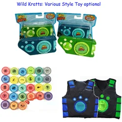 Wild Kratts Creature Power Toys Super Power Energy Card Toy Projector, T-Shirt Vest Chris Martin for 4-6 age Cosplay dress boys