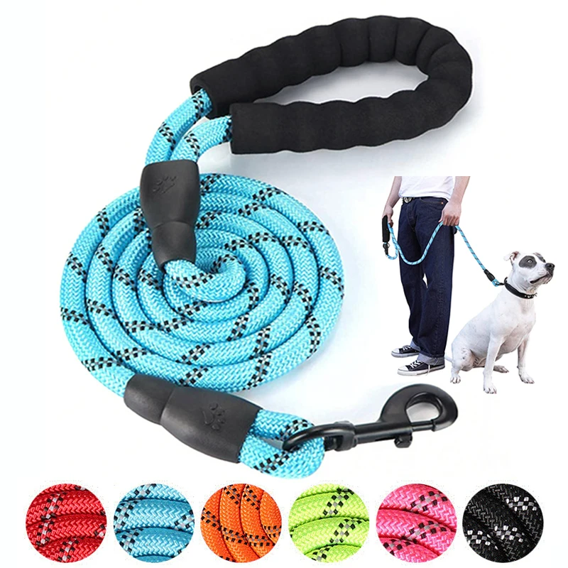 Strong Nylon Dog Leash Labrador French bulldog Harness Leashes  Reflective Leash Training Safety Dog Leashes Ropes 150/200/300cm