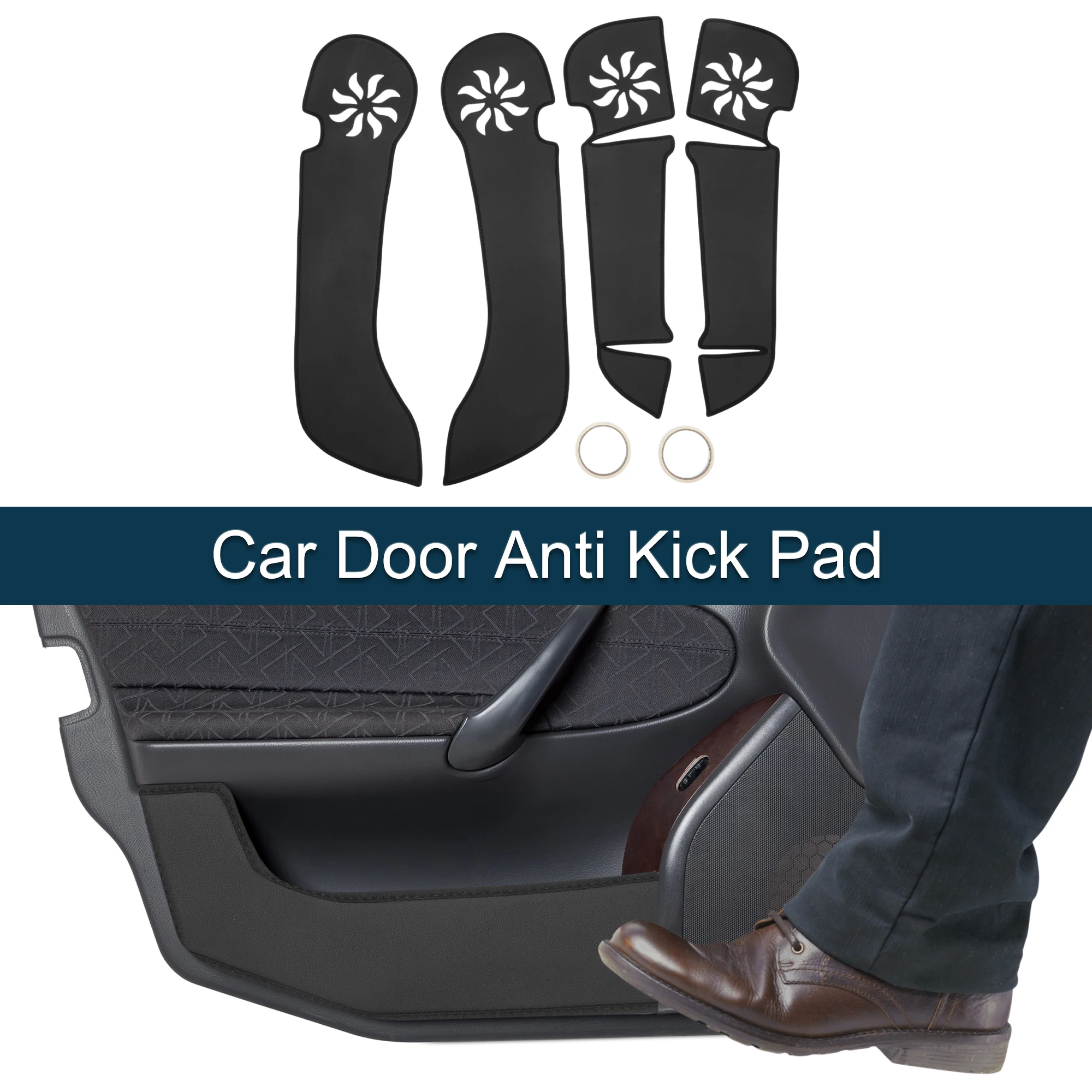 

UXCELL Car Door Anti Kick Pad Sticker Protector for Honda Odyssey 2004-2008 Black 1 Set