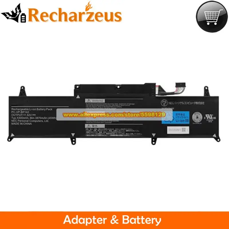 Фото Оригинальный аккумулятор PC-VP-BP142 11,52 В 4300 мАч 45 Втч для NEC LAVIE PM550BA PM750BA LAVIE Pro Mobile PM950BA, используемый аккумулятор для ноутбука