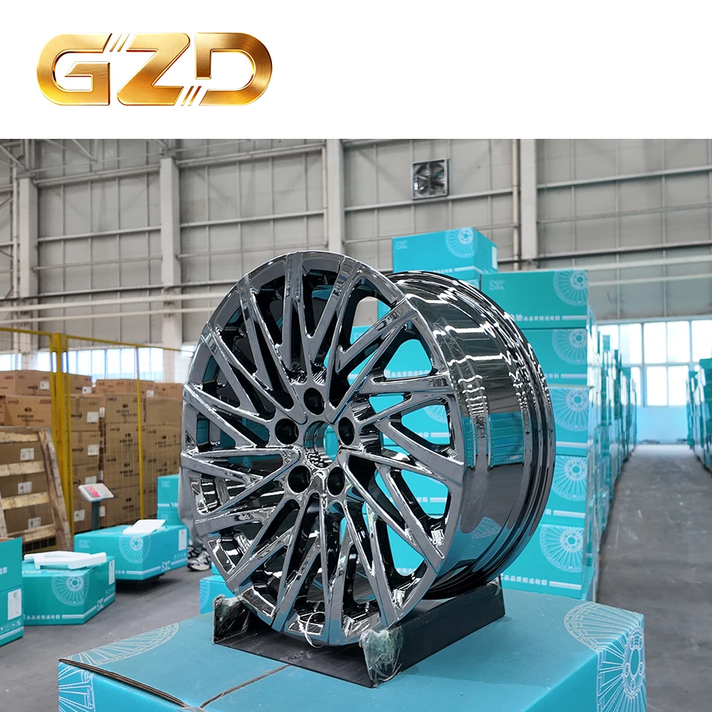 Bright Sliver Lightweight Alloy Wheel 16-24 Inch Aluminum Alloy Forged Wheels 5*114.3 35mm Offroad Wheels for