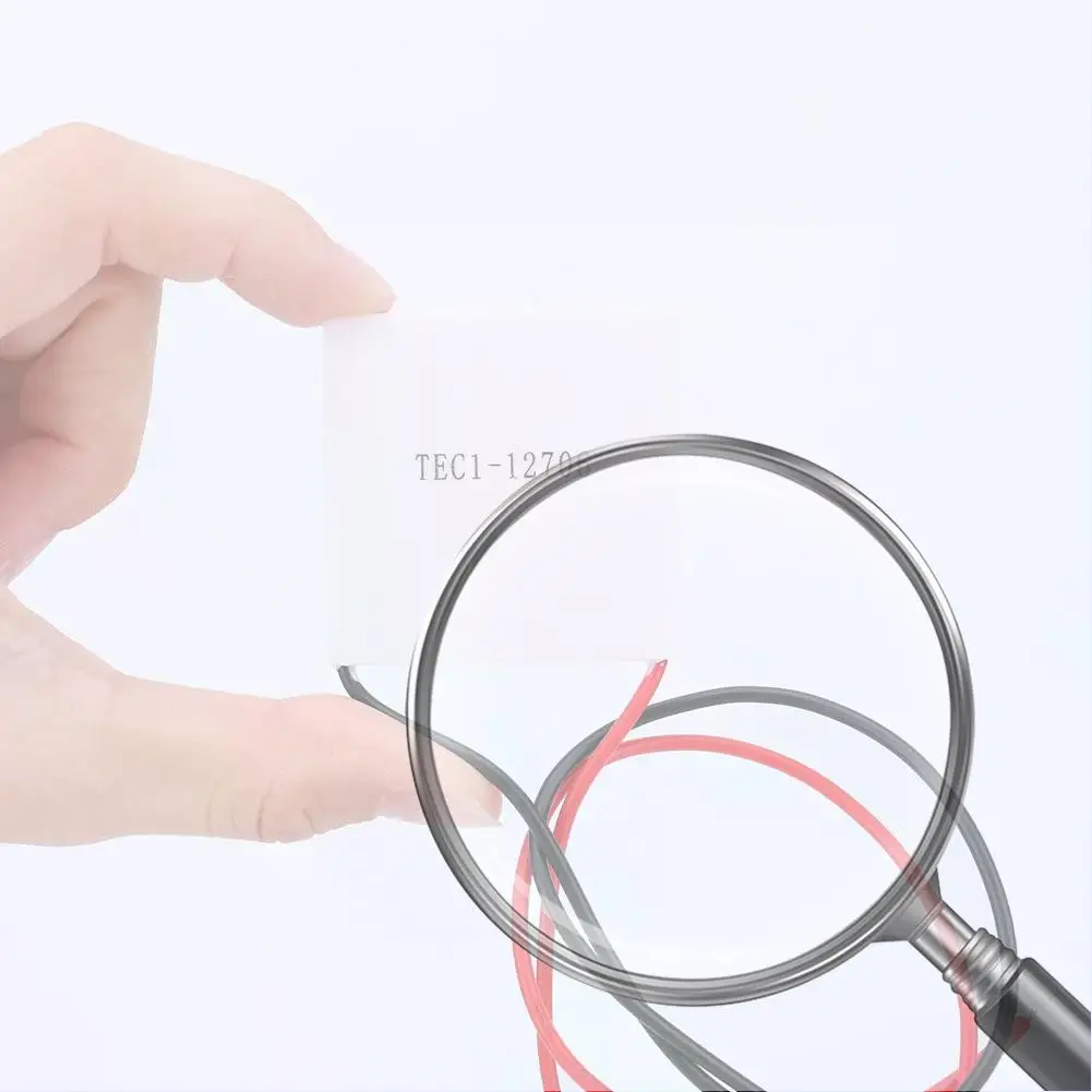 

TEC1-12706 Peltier Elemente Module 65W 12V 5.8A Cooling Peltier Plate Module 40x40MM for Cooling for Power Generation