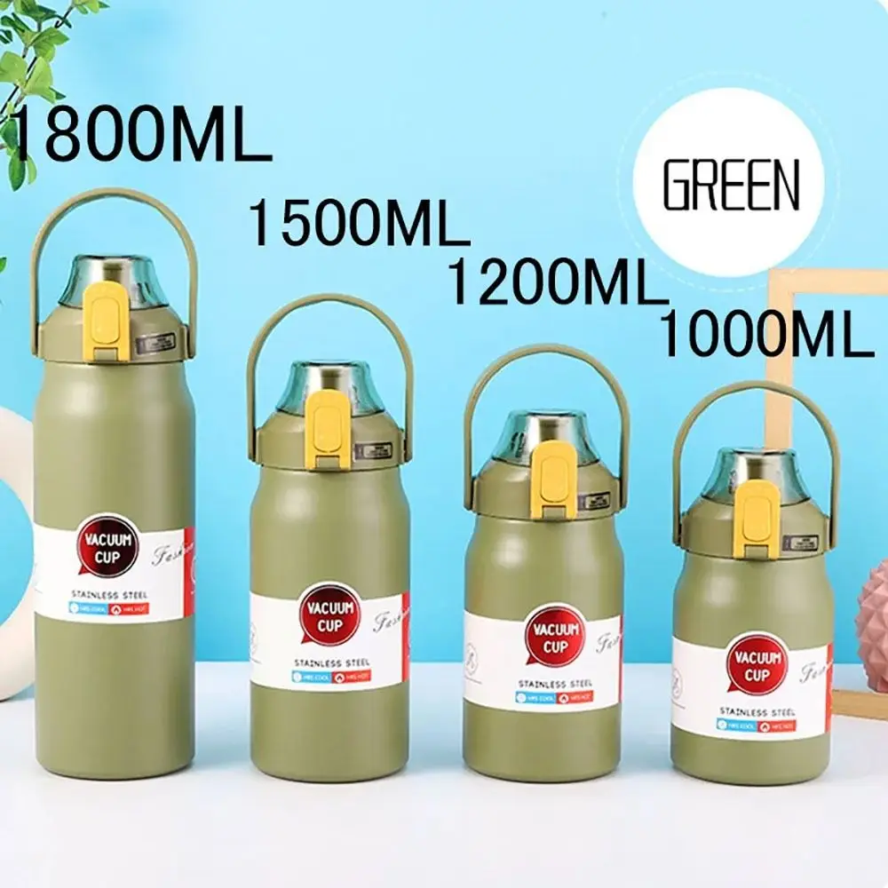 Original Sealing Bottle Cover with Handle Splash Spill Plain For 1000/1200/1500/1800ml Multicolor Therms Cup Cap Cover Accessory