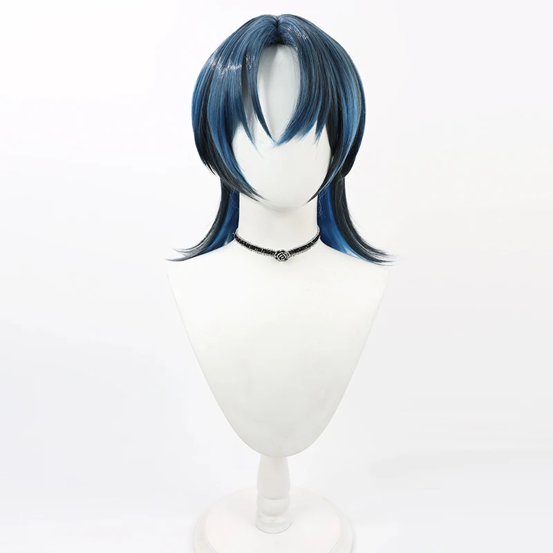 ชิรายูกิ โทโมเอะคอสเพลย์วิกผมโฮโลลีฟชุดสีตั้งค่า mặcอัตโนมัติหลายสีไล่ระดับสีเส้นใยสังเคราะห์ทนความร้อนผม