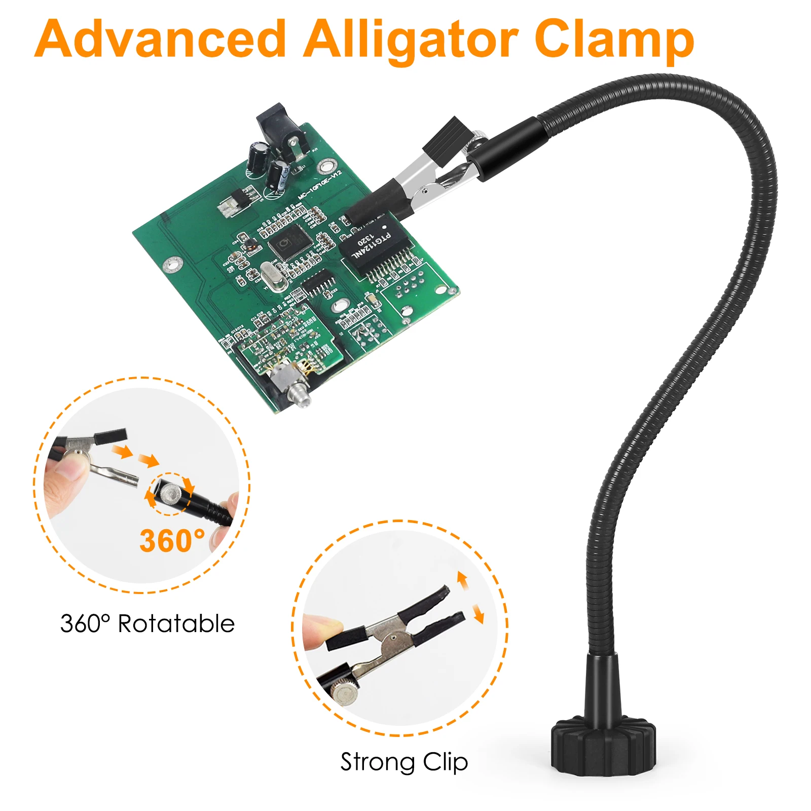 NEWACALOX Magnetic Soldering Helpping Hands 3X Welding Magnifying Glass Flexible Arm PCB Holder Welding Equipment Tool Kit