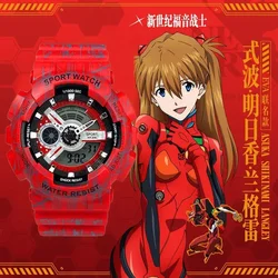 EVA co-branded watch for men, student cool black technology No. 1 sports bracelet, waterproof children's electronic watch gift