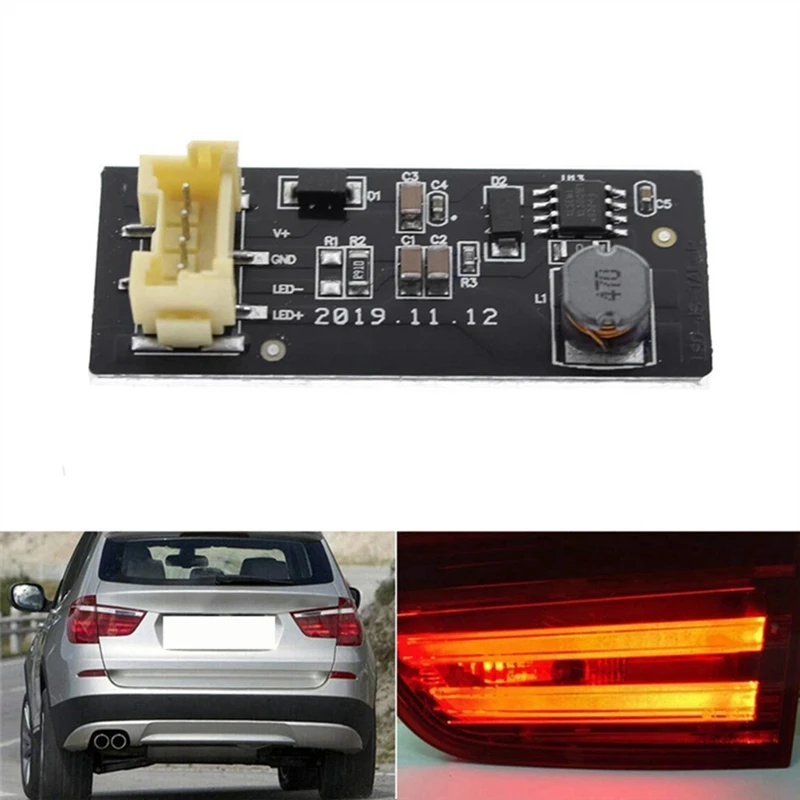 4Pcs Taillight Chip Driver Module B003809.2 Replacement Parts Board LED Rear Light For BMW X3 F25 2010-2017 63217217313