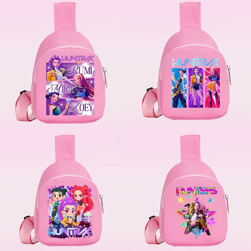 ⭐️   Neue Kinder-Brusttasche Anime Cartoon Alphabet Modische Schulter-Diagonaltasche Mädchen Junge Cartoon Casual Brusttaschen