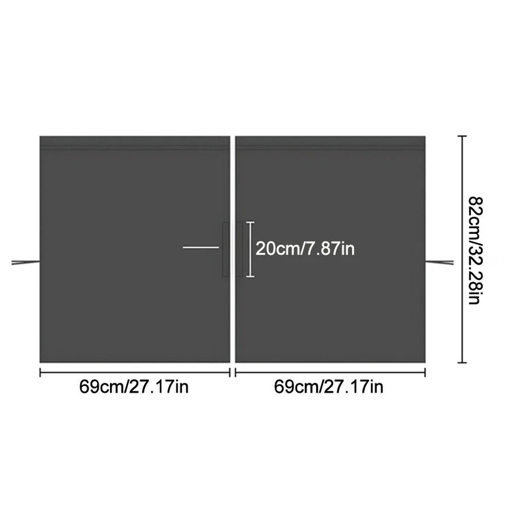 العلامة التجارية الجديدة للخصوصية السفر قيلولة ستائر السيارة/ظلال الشمس القابلة للإزالة للأشعة فوق البنفسجية حماية الملحقات مرنة Pongee #5