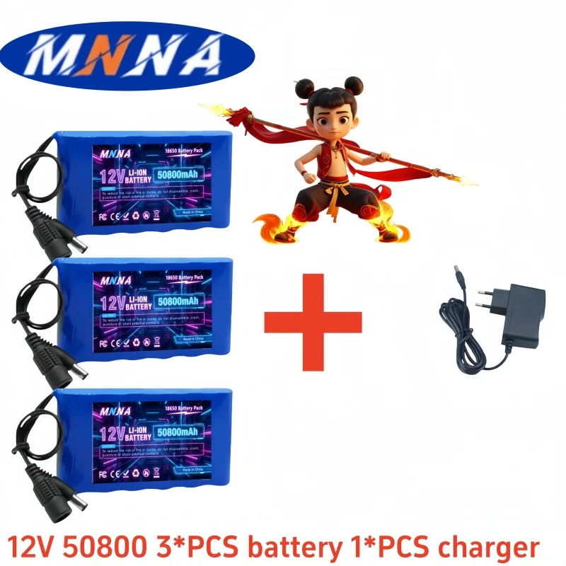 

12V 50800mAh Portable Battery Pack Wide Compatibility Maintenance Free for RV Camping Boat Solar and Mobile Power Supply
