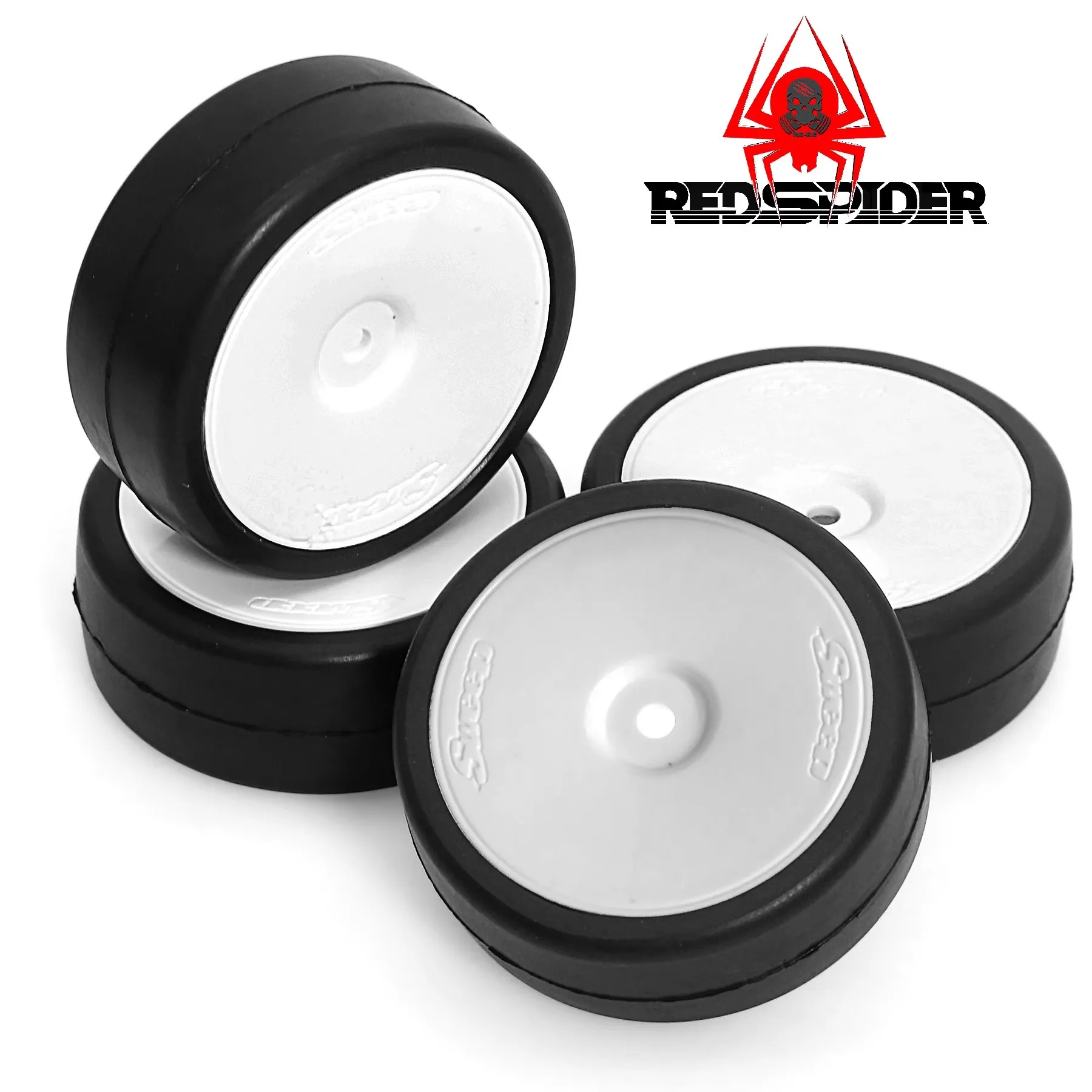 

1/10 RC On-Road Slick Tires Wheels for Electric Touring Car, D-R3 Strong Grip for Asphalt Carpet Upgrade Parts