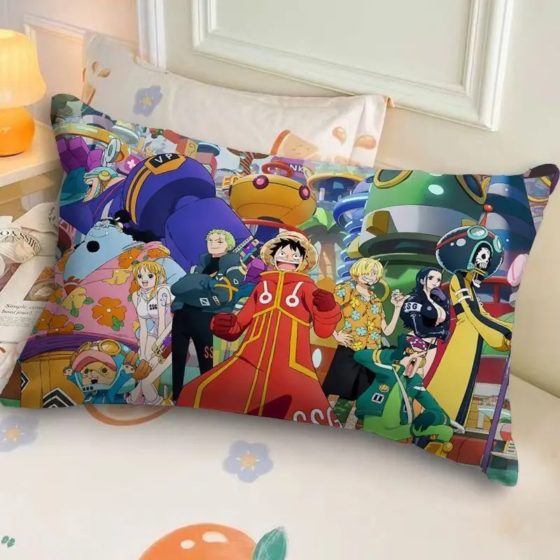 One Piece Monkey D. Roronoa Zoro Cartoon-Kissenbezug, niedlicher, bequemer und weicher, abnehmbarer Kissenbezug für Zuhause und Wohnheim – Detail 4