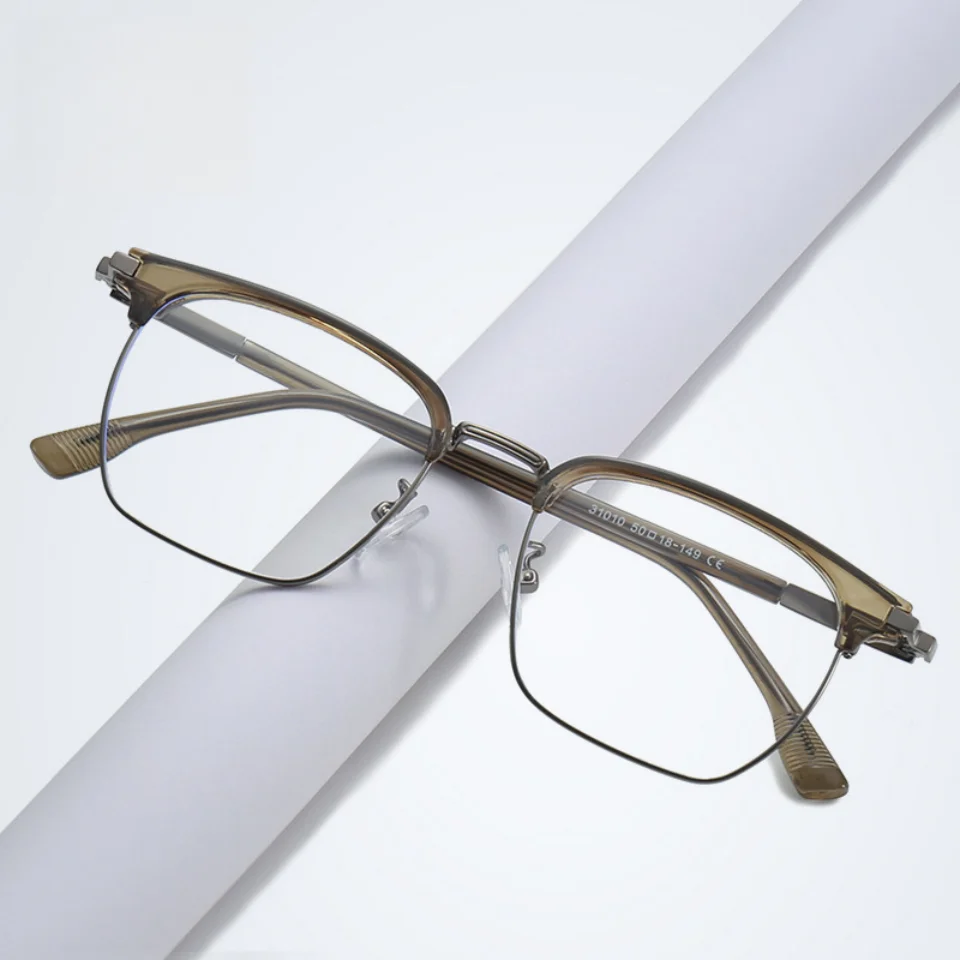 

Новинка 2026: Модные ретро-классические полуоправы для очков. Мужские повседневные и деловые, женские декоративные очки на каждый день.