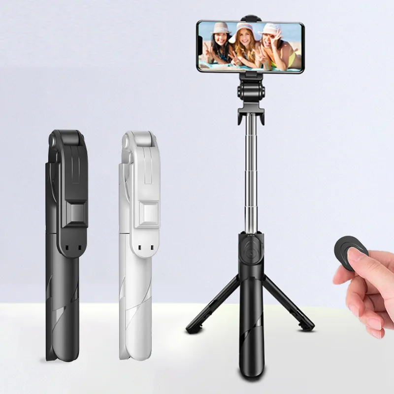 

3 In 1 Wireless Bluetooth Selfie Stick Foldable Mini Tripod Expandable Monopod with Remote Control for Phone IOS Android