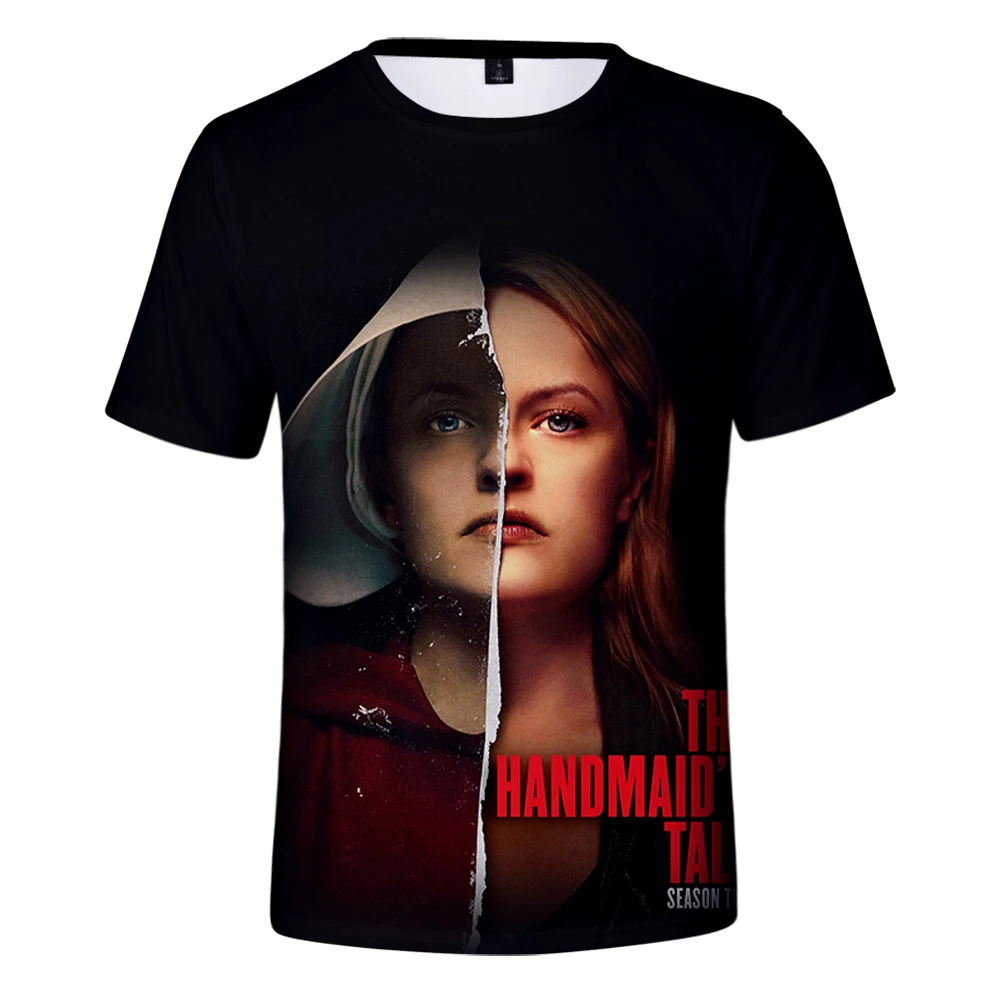 

Handmaid's Tale Tshirt Unisex Crewneck Short Sleeve Tee Women Men T-shirt New American Tv Series 3D Clothes