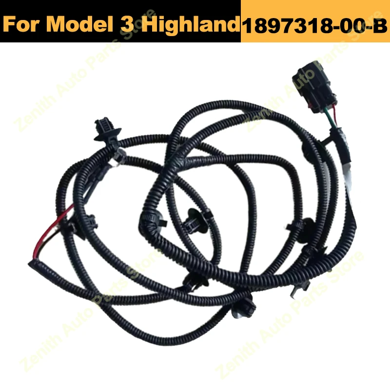 Front Bumper Harness For Tesla Model 3 Highland 2024 HM3 Front Bumper Harness 1897318-00-B  189731800B Car Accessories