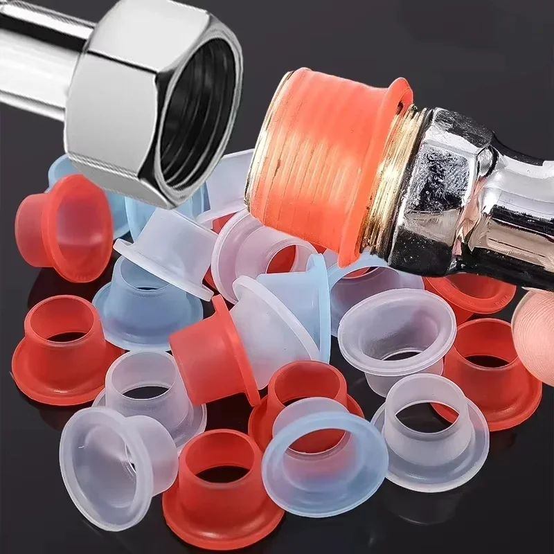 Faucet Leak-proof Sealing Gasket Washer Silicone Raw Belt Triangle Valve Rubber Pipe Hose Prevent Dripping Leakage Plug