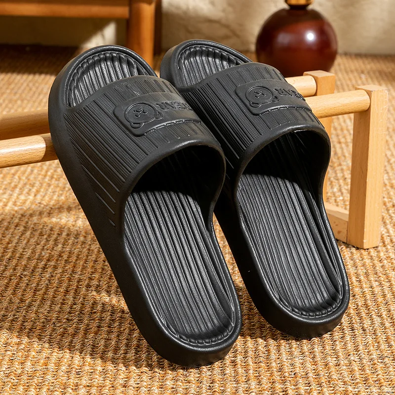 EVA Material Shoes for Men in Summer  Indoor Home  Bathroom  Anti Slip New Fashion  Thick Soled Slippers for Outdoor Wear view 4