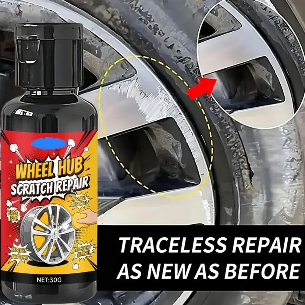 

Паста для ремонта царапин на колесных дисках, крем для восстановления царапин на алюминиевых и хромированных дисках