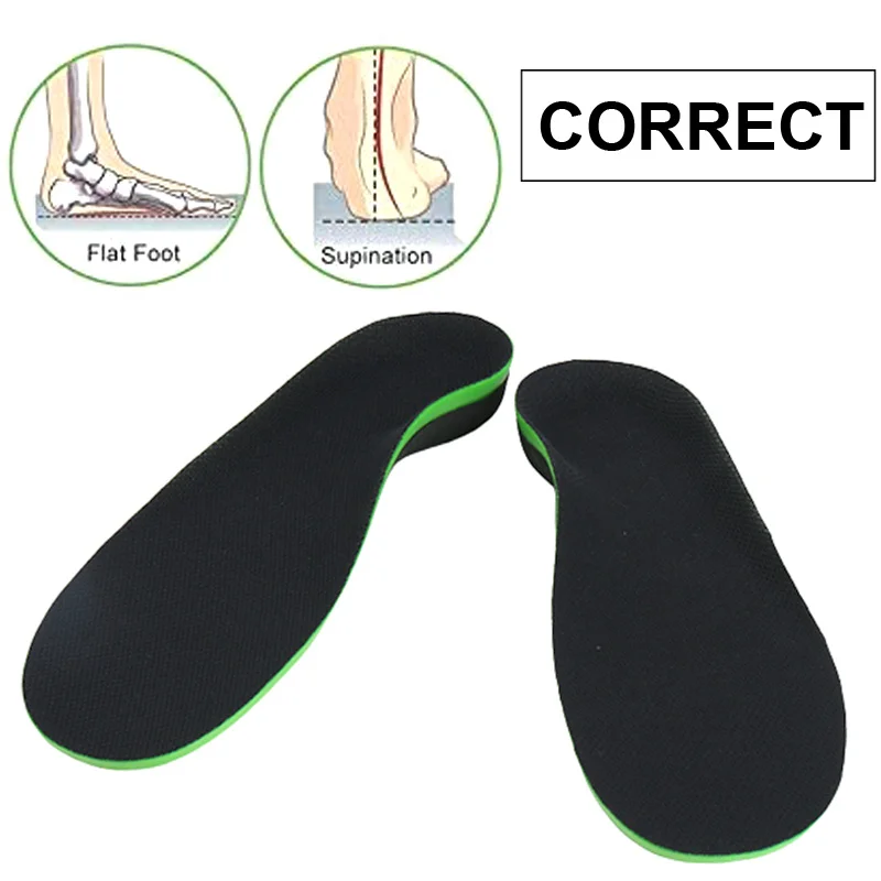 Orthopedic Insoles for Shoes Flat Feet Arch Support Pad O/X Leg Sport Shoe EVA Inserts Sole Women Man Plantar Fasciitis Orthotic