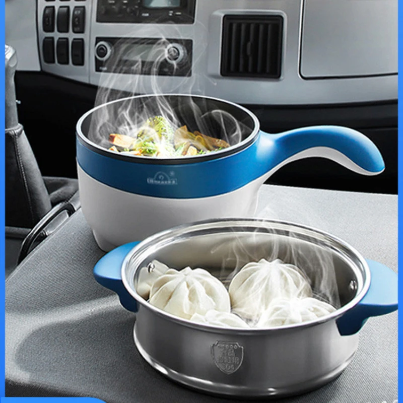 Vehicle-mounted electric wok 24v truck-specific multi-functional electric cooker stir-fries, noodles and stew  rice cooker