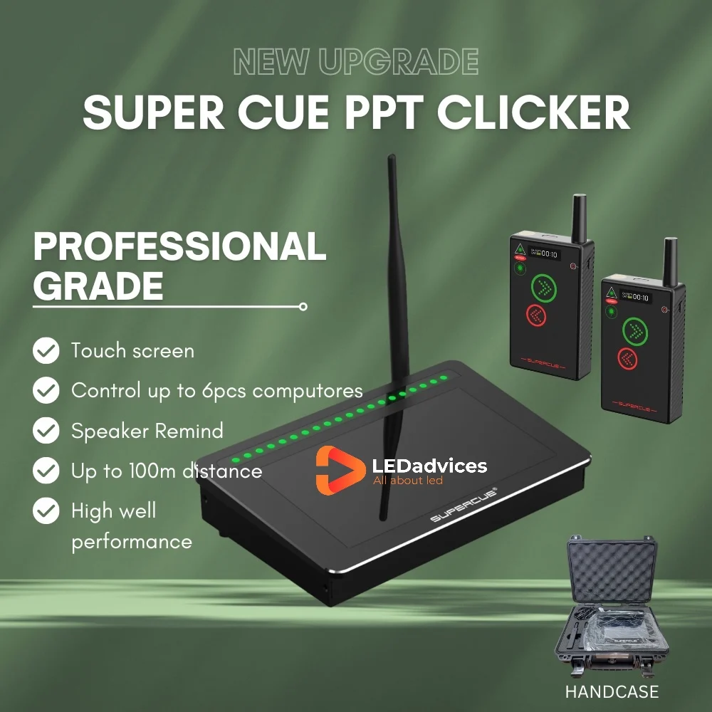 Temporizzatore per display timer Clicker Presentatore Super Cue Commander PPT