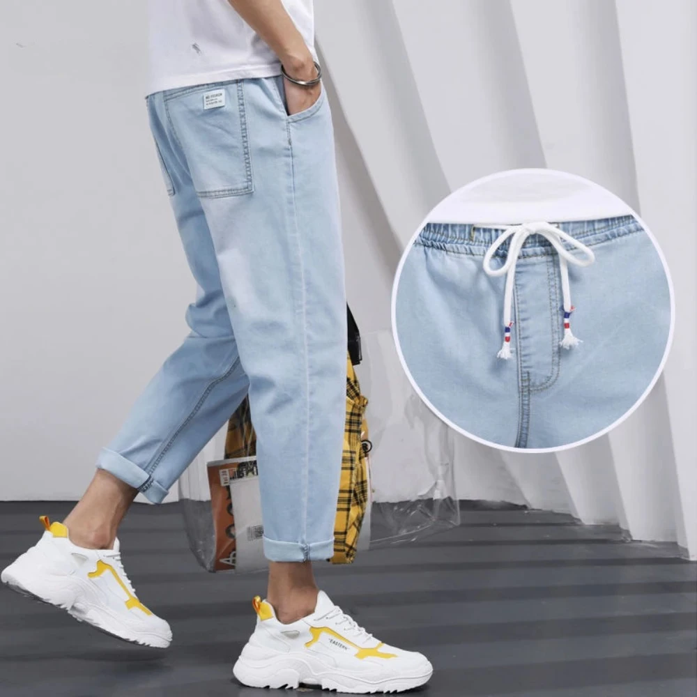 Man Jeans Male Trousers Simple Design High Quality Cozy All-match Students Daily Casual Korean Fashion Ulzzang pants man