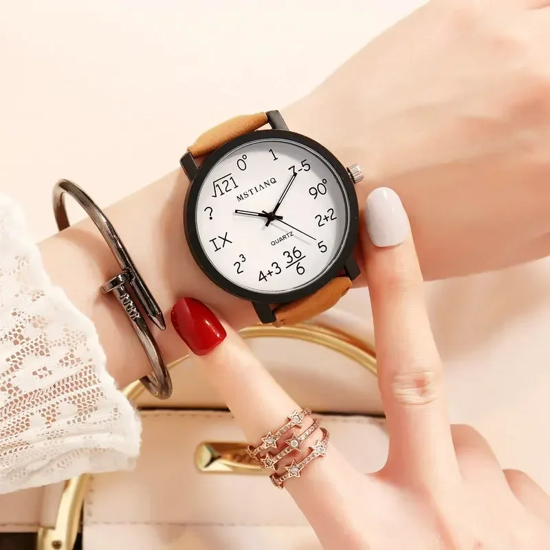 Korean Female Student Simple Large Dial Personality Trend Couple Watch Female Fashion Harajuku Style Quartz Watch Male Watch