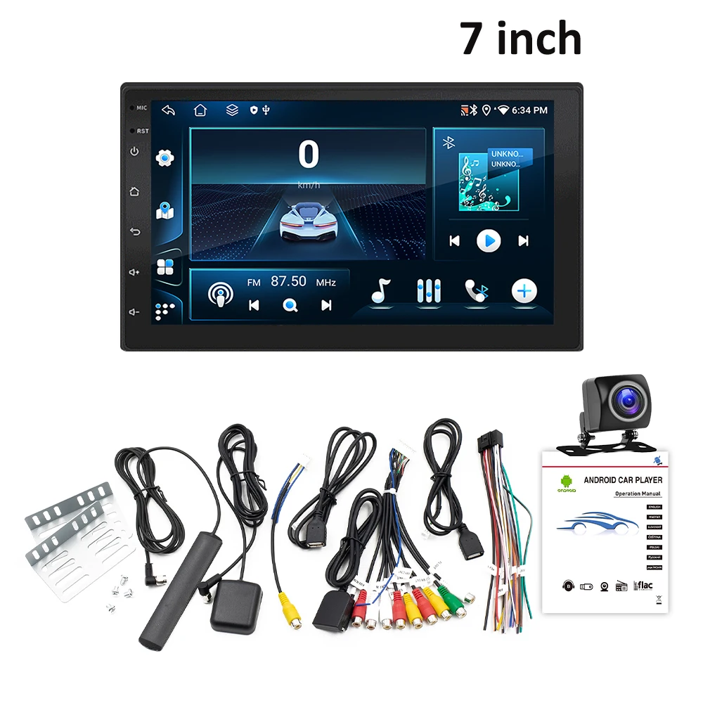 ESSGOO 7 9 10 "Carplay Autoradio Android Auto Stereo Multimedia Speler 6GB 128GB Universele autoradio Auto Intelligent Systeem