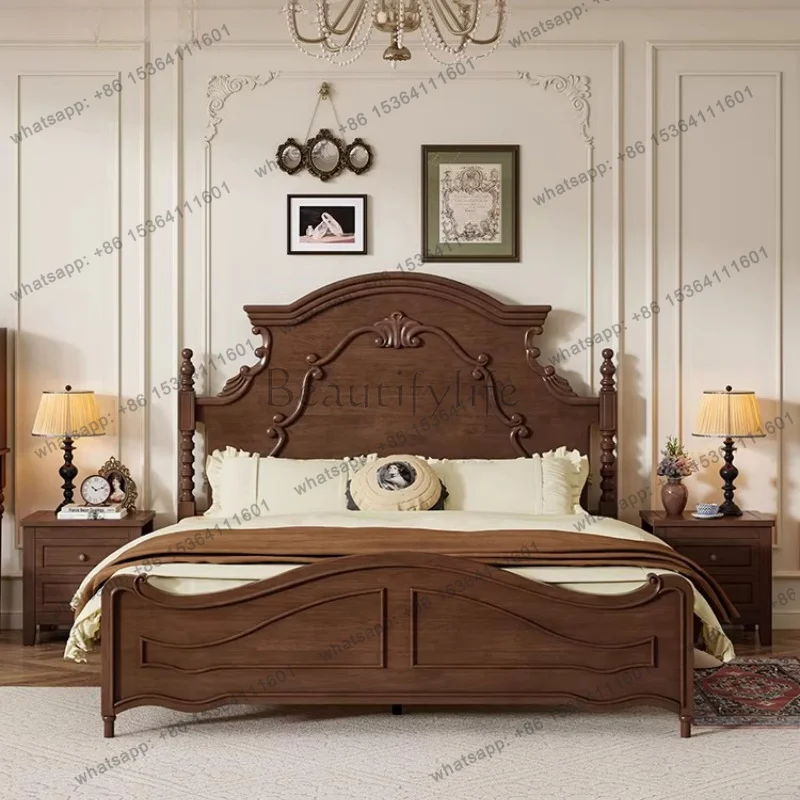 FG Bedroom Modern Bed Sleeping Safe Girls Frame Luxury Loft Single Double Bed European Simple Letto Matrimonial Unique Furniture