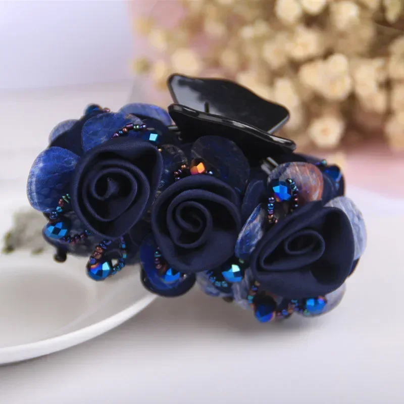 Claw Clips Women Flowers  집게핀 Hair Clip in Hair  Pinzas Para El Cabello De Mujer  Para Cabello  Hair Accessories for Women