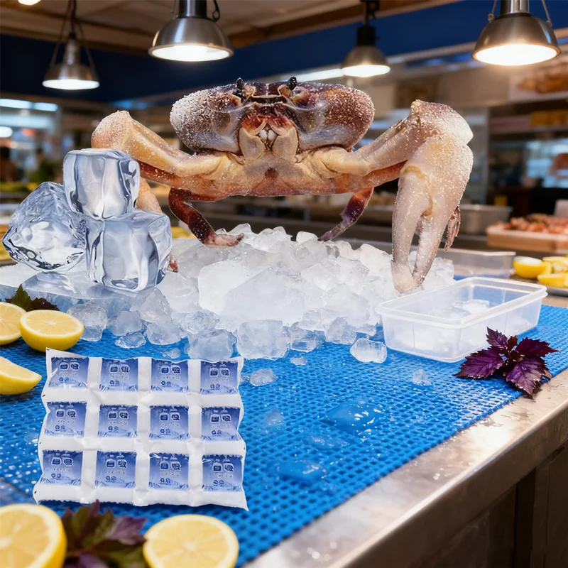 

2026NEW Reusable Self-Chilling Ice Pack, Absorbent Gel for Food Preservation & Beverage Cooling, Multi-Use Cold Compress Therapy