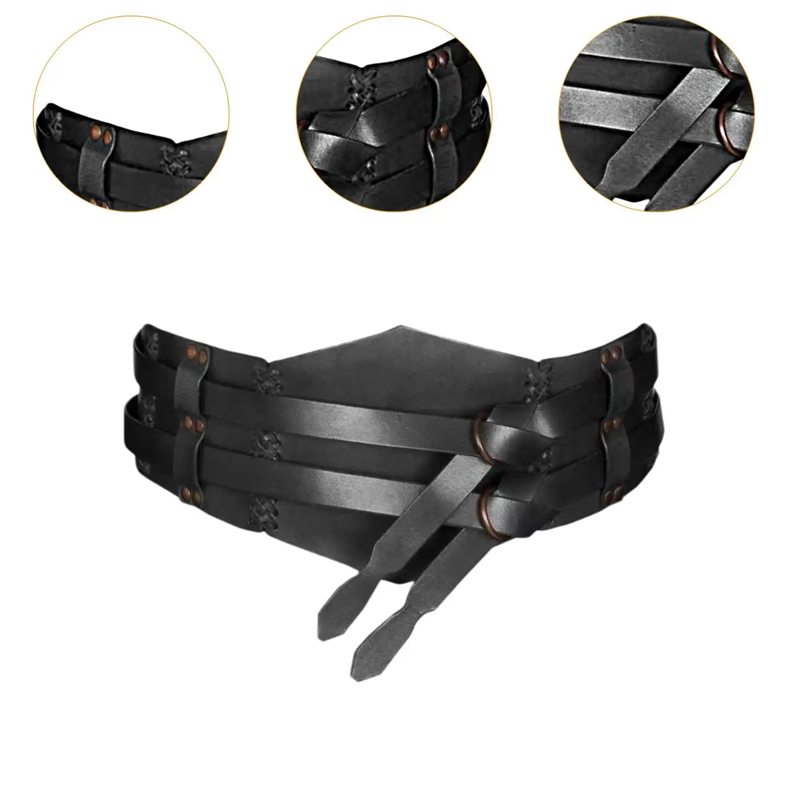 Medieval Wide Waist Belt Cosplay Accessory Halloween Costume Medieval Girdle