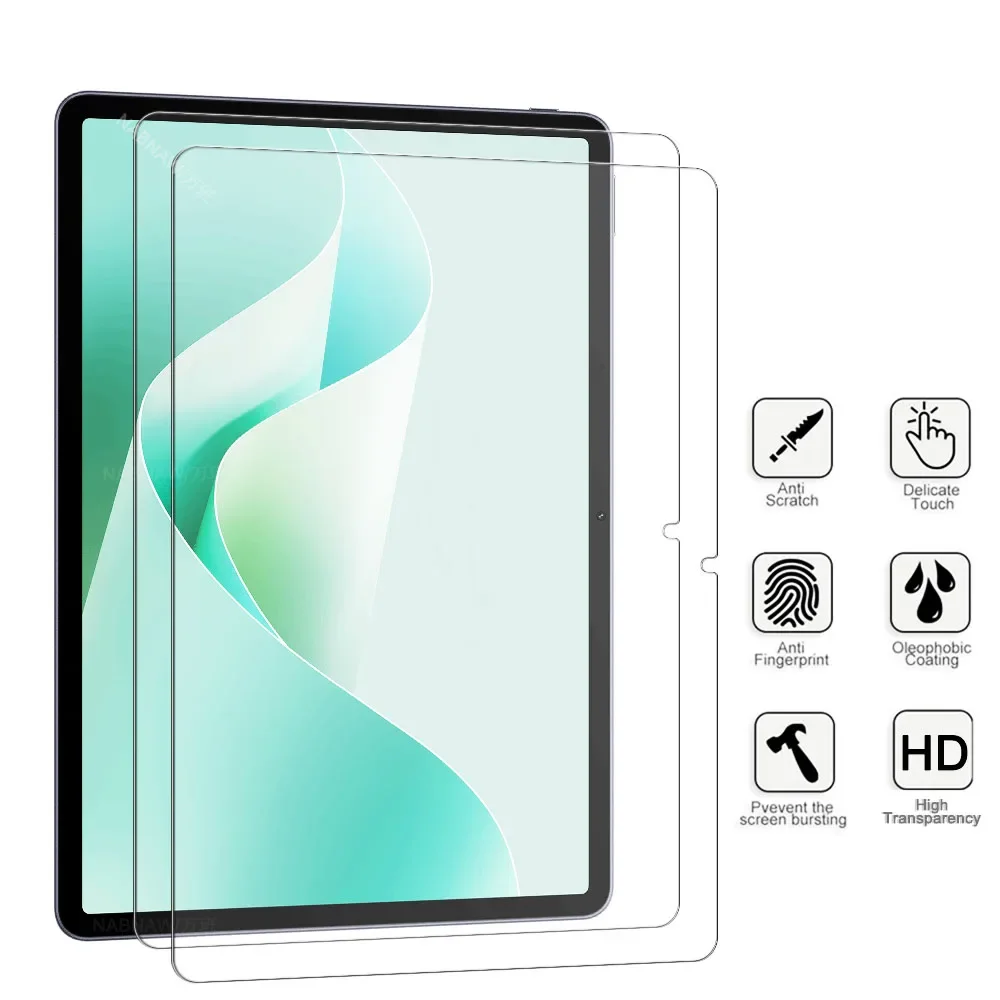 2PCS Glass For Honor pad X8a 11'' 11-inch Scratch Proof Tempered Glass Screen Protector