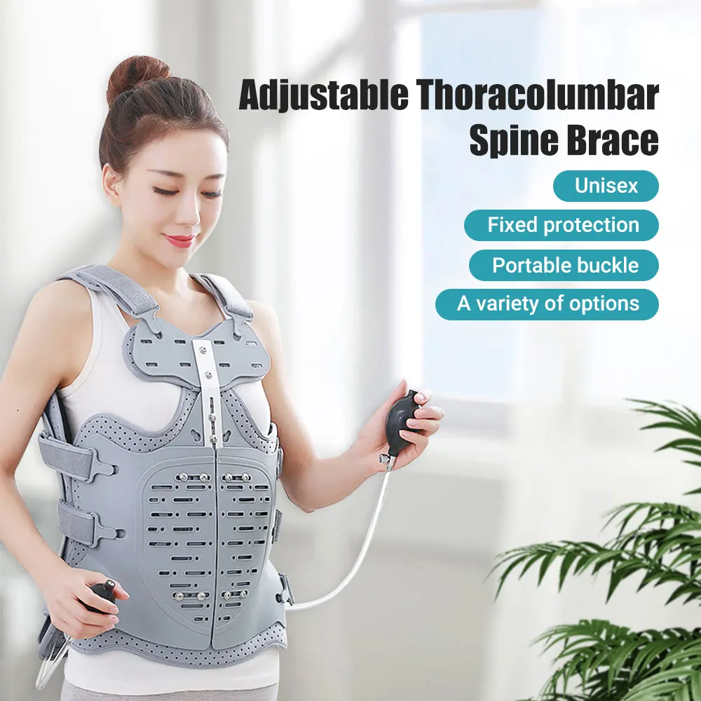 Adjustable Inflatable Thoracolumbar Orthosis Lumbar Spine After Fixation Brace Bracket Thoracic Compression Fracture Support