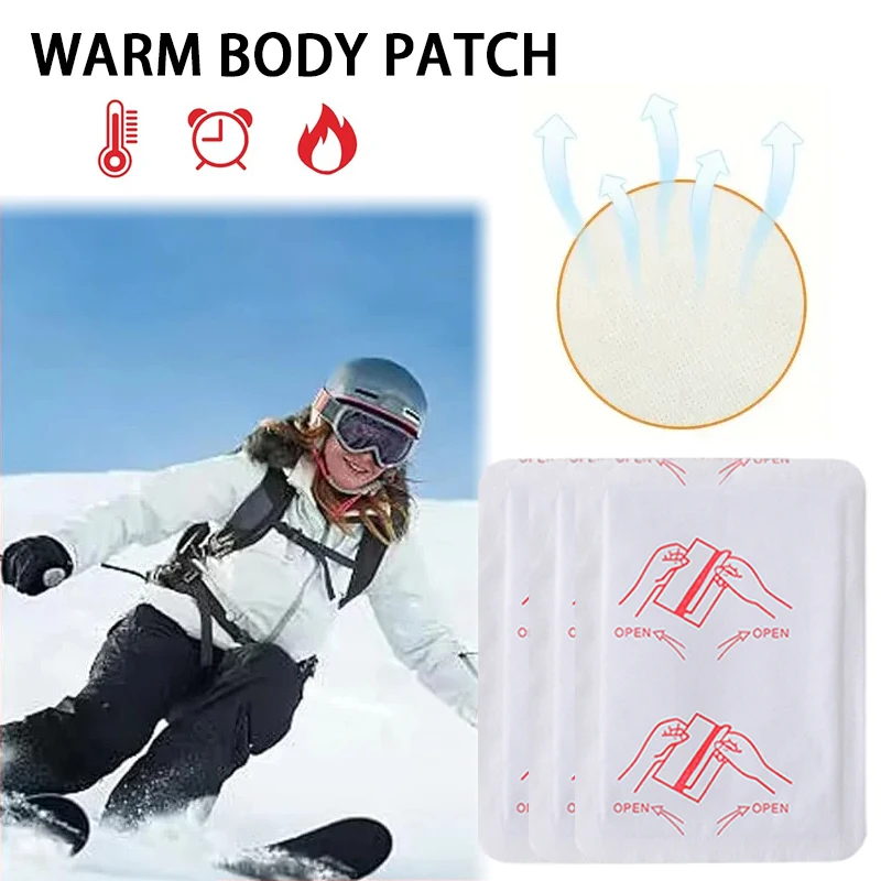 Ski Warm Stickers Warm Baby Stickers Long Lasting Disposable Heating Pack Body Warmer Patch Self-heating Palace Warming Patches