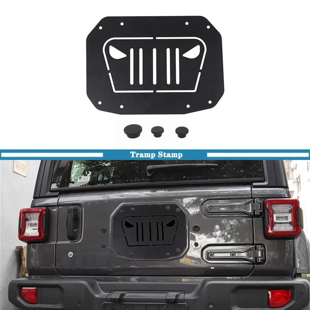 Spare Tire Carrier Delete Filler Plate Tramp Stamp for Jeep Wrangler JL  2018 2019 Gladiator JT 2020 2021 2022 2023 Car Accessory - AliExpress