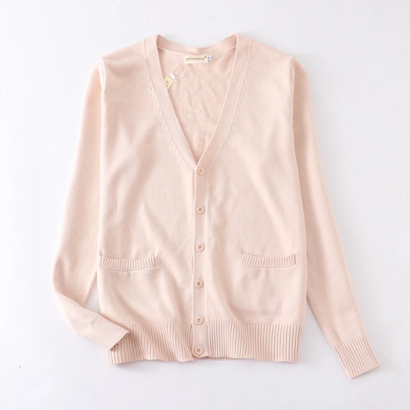 

Hundreds of Comfortable Uniform Sweater Cardigan Jacket Women's Fall and Winter Japanese College Style School Uniform Tops