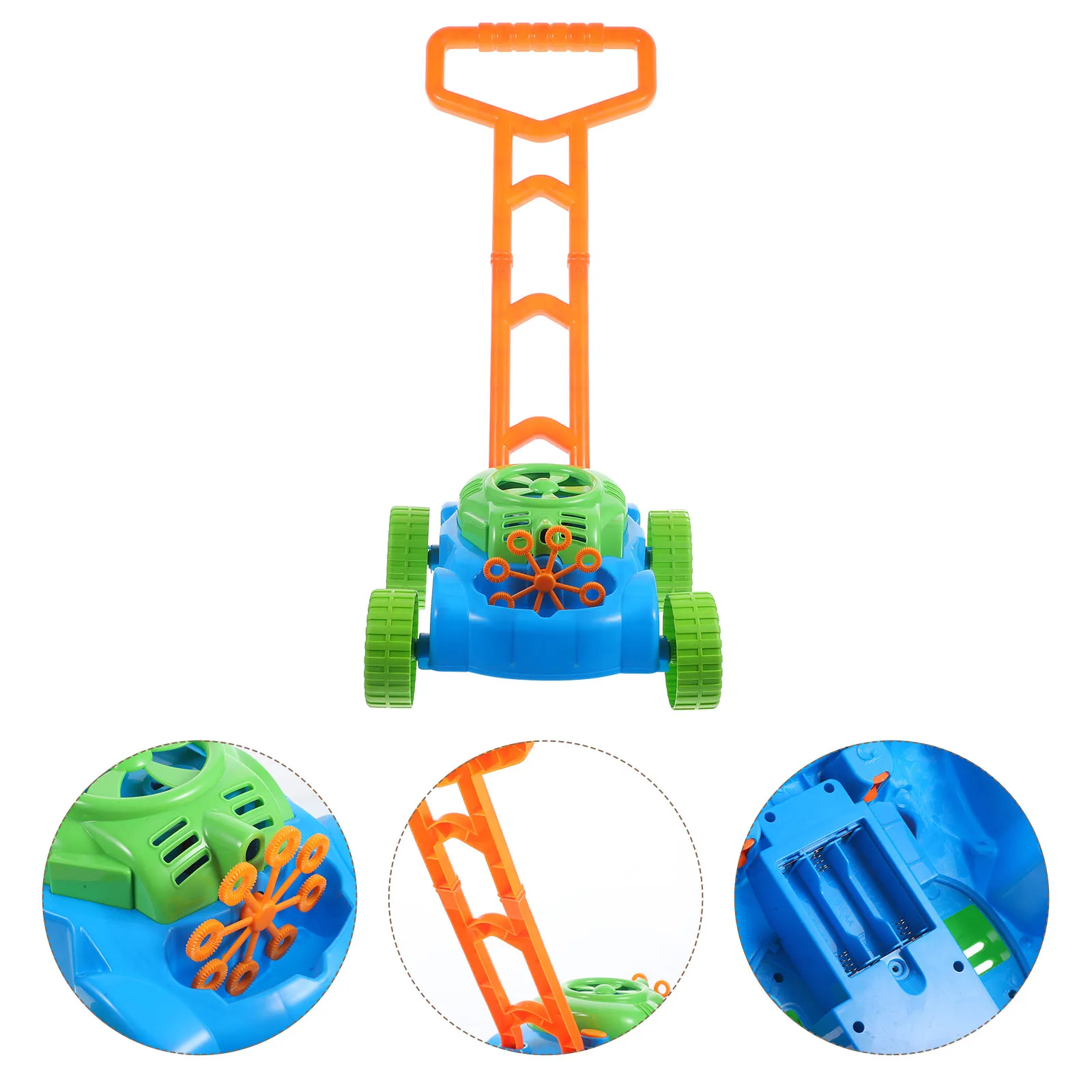 

Bubble Machine Bubbles Kids Outdoor Automatic for Toddlers Blower outside Games Trolley