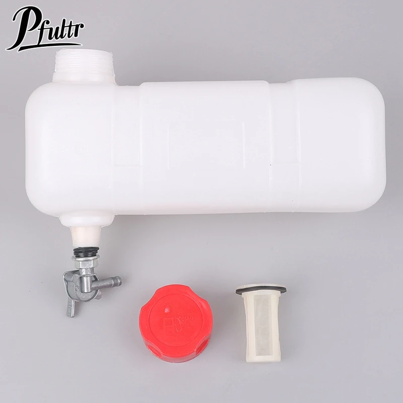 1Pcs Replacement Part Plastic Fuel Tank Assembly for Chinese E43 Filter Cap Valve Cock Tap Pump Parts