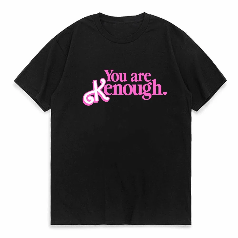 

I Am Kenough Letter Print T-shirt Ken Ryan Gosling Tee Shirt Summer Men Women Streetwear Tshirt Shirt Short Sleeve Fashion Tee
