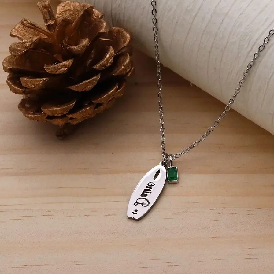 

Chandler Custom Name Stainless Steel Choker Necklace Personalized Letter Gold Color Nameplate Pendant Fashion Gift For Women