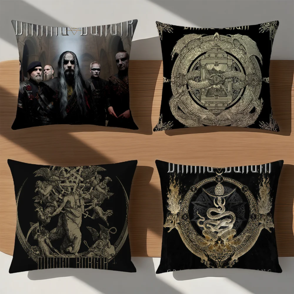 cushion Rising Borgir Grand cover Serpent D-Dimmu Metal Fashionable Black Style Comfortable sofa Bedroom Personalized Decoration
